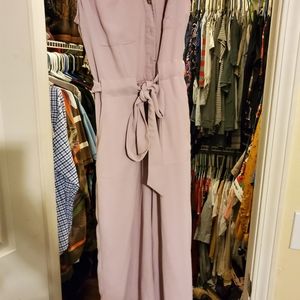 Pink sleeveless romper